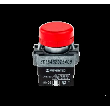 Сигнальная лампа в сборе, красный, 24V AC/DC, мет. MTB2-BV614 | 43346 | ОВЕН
