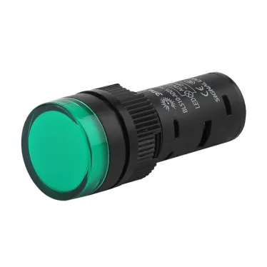 Лампа AD16DS(LED)матрица d16мм зеленый 24В AC/DC (10/1000/28000) | Б0045612 | ЭРА