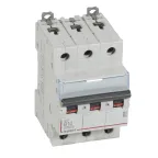 Выключатель автоматический трехполюсный 10А B DX3 6kA/10kA