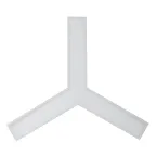 Светильник светодиодный Geometria Igrek SPO-141-W-40K-028 28Вт 4000К 1750Лм IP40 600х80 белый подвесной