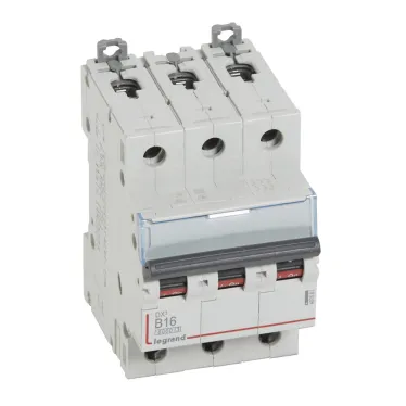 Выключатель автоматический трехполюсный 16А B DX3 6kA/10kA