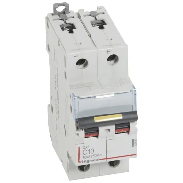 Выключатель автоматический двухполюсный 10А C DX3 10/16kА DC