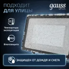Прожектор светодиодный ДО 150 Вт 18000 лм 6500К AC 220В IP65 250х32х335мм матрированное закаленное стекло Qplus Gauss