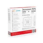 Прожектор светодиодный ДО 30 Вт 2550 лм 6500К AC 220В IP65 118х131х30мм Elementary PROMO Gauss
