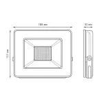 Прожектор светодиодный ДО 50 Вт 4250 лм 6500К AC 220В IP65 136х153х30мм Elementary PROMO G2 Gauss