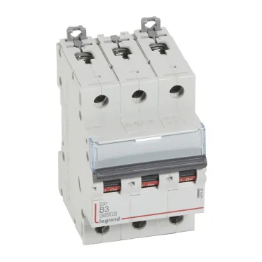 Выключатель автоматический трехполюсный 3А B DX3 6kA/10kA