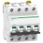 Выключатель автоматический четырехполюсный iC60L 63А C 15кА | A9F94463 | Schneider Electric