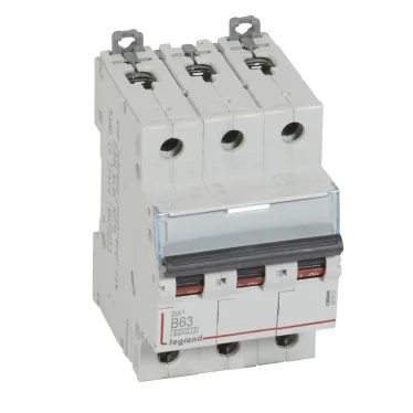 Выключатель автоматический трехполюсный 63А B DX3 6kA/10kA