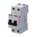                  Выключатель автоматический двухполюсный BMS412C10 10А C 4,5кА (BMS412C10) | 2CDS642041R0104 | ABB
               