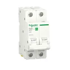 Выключатель автоматический двухполюсный С 63А 2P 6000A RESI9 | R9F12263 | Schneider Electric