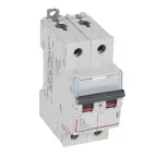 Выключатель автоматический двухполюсный 4А С DX3 6kA/10kA