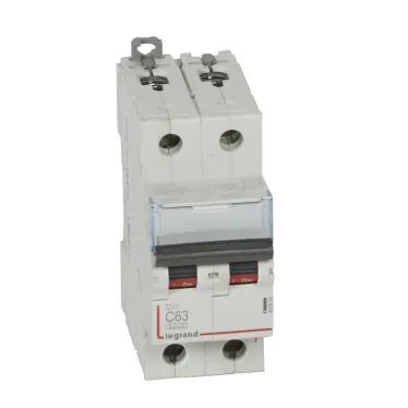 Выключатель автоматический двухполюсный 63А С DX3 6kA/10kA