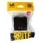 BRITE Выключатель двухклавишный с индикацией 10А ВС10-2-1-БрЧ черный