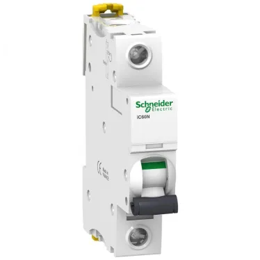 Выключатель автоматический  однополюсный iC60N 40А C 6кА | A9F79140 | Schneider Electric