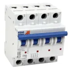                  Выключатель автоматический четырёхполюсный OptiDin BM63-4Z5-25-УХЛ3 |342136| КЭАЗ
               