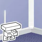 Заглушка торцевая д/к-к 40*20 бел. DLPlus | 031211 | Legrand