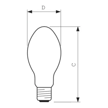 Лампа натриевая газоразрядная SON H 220W/220 E40 1SL/12 | 928152409830 | PHILIPS