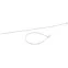 Стяжка кабельная нейлоновая (хомут) 3.6 х 250 мм белая (100 шт/уп) Simple NO-224-191