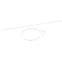 Стяжка кабельная нейлоновая (хомут) 4.8 х 300 мм белая (100 шт/уп) Simple NO-224-193