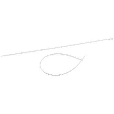 Стяжка кабельная нейлоновая (хомут) 4.8 х 300 мм белая (100 шт/уп) Simple NO-224-193