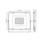 Прожектор светодиодный ДО 150 Вт 13500 лм 6500К AC 220В IP65 286х295х39мм Elementary G2 Gauss