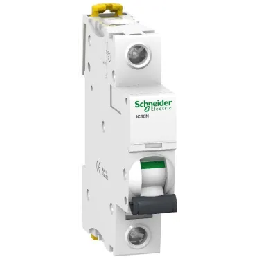 Выключатель автоматический  однополюсный iC60N 40А C 6кА | A9F79140 | Schneider Electric