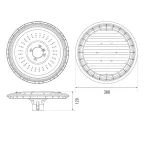 Светильник уличный LED SPP-506-0-30K-060 60Вт 6000лм 3000K IP65 КСС Д черный