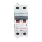 Выключатель автоматический двухполюсный 3А C DX3-E 6kA/6kА