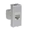 Avanti Компьютерная розетка RJ-45 без шторки модульная, кат.5е экранированная, Закаленная сталь, 1 модуль
