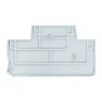 Заглушка для пружинная двухуровневая 2.5 Push-in серая