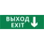 Пиктограмма ДСО-IP65-Н "Выход - вниз" | 60568DEK | DEKraft