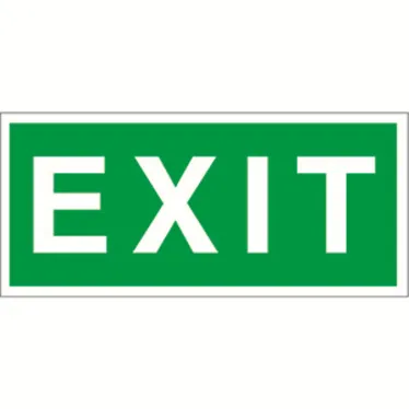 Знак безопасности BL-4020.E25"EXIT" | a12948 | Белый свет