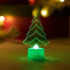 Фигура светодиодная на подставке "Елочка 2D", RGB | 501-045 | NEON-NIGHT