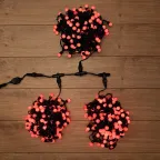 Гирлянда "LED ClipLight - ШАРИКИ" 24V, 3 нити по 20 м, цвет диодов Красный | 323-612 | NEON-NIGHT