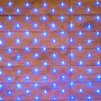 Гирлянда "Сеть" 1,5х1,5м, прозрачный ПВХ, 150 LED Синие | 215-123 | NEON-NIGHT