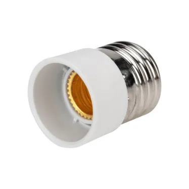Переходник цокольный E27-E14 белый | 11-8813 | REXANT