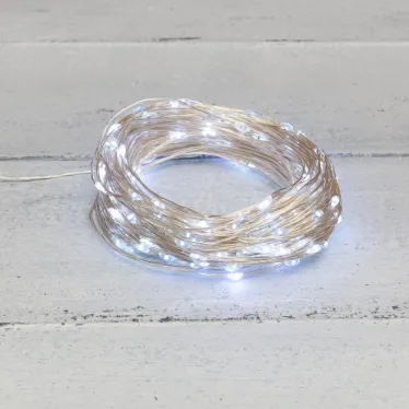Гирлянда Роса с трансформатором, 20 м, 200 LED, белое свечение | 303-205 | NEON-NIGHT