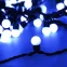 Светодиодная гирлянда ARD-BALL-CLASSIC-D17.5-10000-BLACK-100LED BLUE (230V, 7W) | 025582 | Arlight