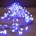 Гирлянда "Мишура LED"  3 м  прозрачный ПВХ, 288 диодов, цвет синий | 303-603 | NEON-NIGHT