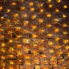 Гирлянда "Сеть" 2х1,5м, свечение с динамикой, прозрачный ПВХ, 288 LED, 230 В, цвет: Тёплый белый | 215-046 | NEON-NIGHT