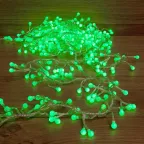 Гирлянда Мишура LED 6 м прозрачный ПВХ, 576 диодов, цвет ЗЕЛЁНЫЙ | 303-614 | NEON-NIGHT