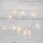 Гирлянда светодиодная Сосульки 1,5 м, 10 LED, прозрачный ПВХ, цвет свечения теплый белый, 2 х АА (батарейки не в комплекте) | 303-093 | NEON-NIGHT