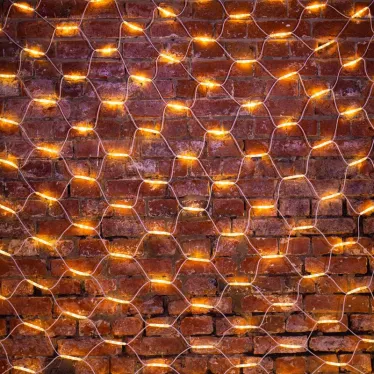 Гирлянда "Сеть" 2x3м, белый КАУЧУК, 432 LED ТЕПЛЫЙ БЕЛЫЙ | 217-146 | NEON-NIGHT
