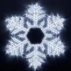 Фигура ARD-SNOWFLAKE-M10-1000x900-504LED White (230V, 31W) (Ardecoled, IP65) | 034258 | Arlight