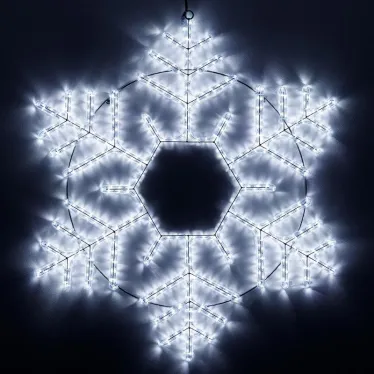 Фигура ARD-SNOWFLAKE-M10-1000x900-504LED White (230V, 31W) (Ardecoled, IP65) | 034258 | Arlight