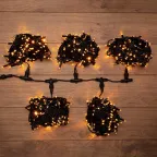 Гирлянда "LED ClipLight" 24V, 5 нитей по 20 метров, цвет диодов Желтый, Flashing (Белый) | 323-601 | NEON-NIGHT