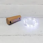 Гирлянда Роса с пробкой 2 м, 20 LED, белое свечение, 3хLR44 в комплекте | 302-025 | NEON-NIGHT