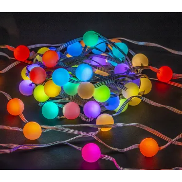 Гирлянда новогодняя 93 715 NGF-D022-05 (умная гирлянда шарики RGB 66 12м IP20 TR) | 93715 | Navigator