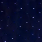 Гирлянда Сеть, LED диоды, 2х2м., (288 диодов), черный провод каучук, белые/синие диоды, с контроллером | 216-112 | NEON-NIGHT