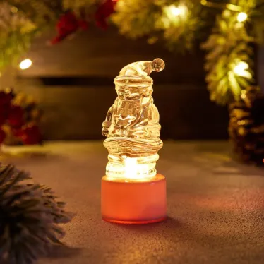 Фигура светодиодная на подставке "Санта Клаус", RGB | 501-040 | NEON-NIGHT